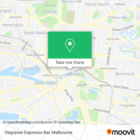 Mapa Degraves Espresso Bar