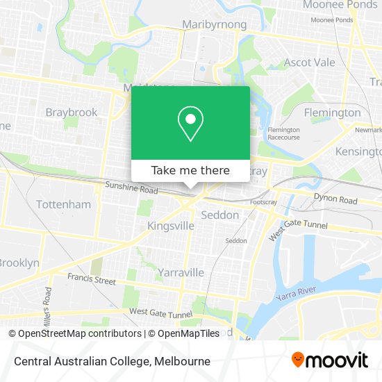 Central Australian College map
