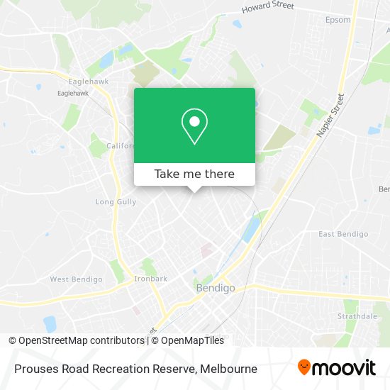 Prouses Road Recreation Reserve map