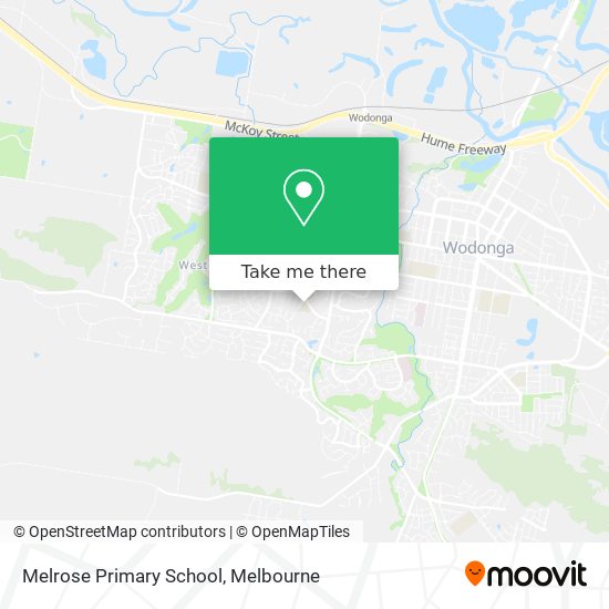 Melrose Primary School map