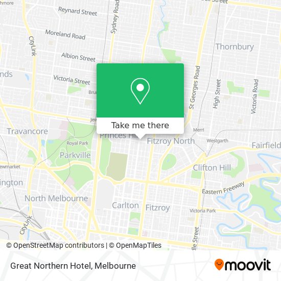 Great Northern Hotel map