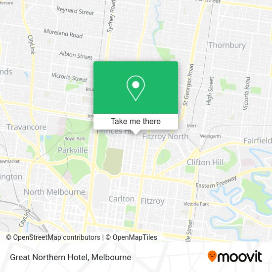 Great Northern Hotel map