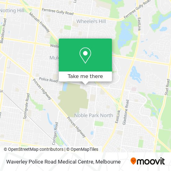 Waverley Police Road Medical Centre map
