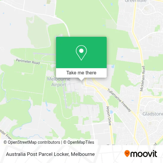 Mapa Australia Post Parcel Locker