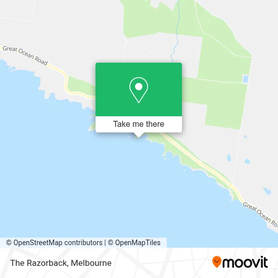 Mapa The Razorback