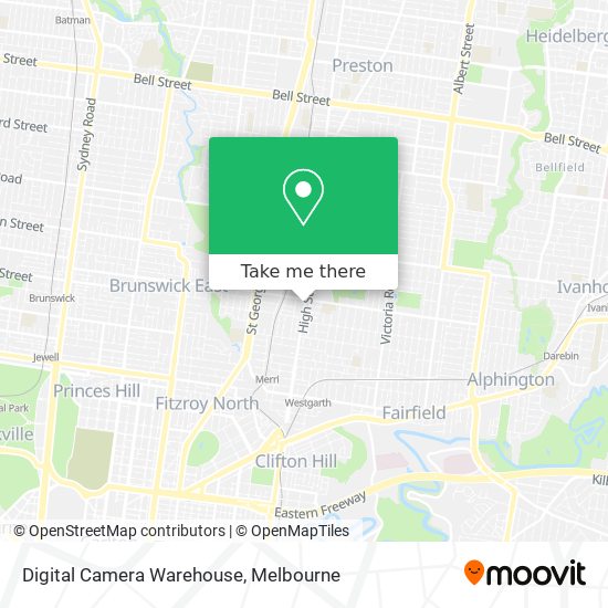 Digital Camera Warehouse map