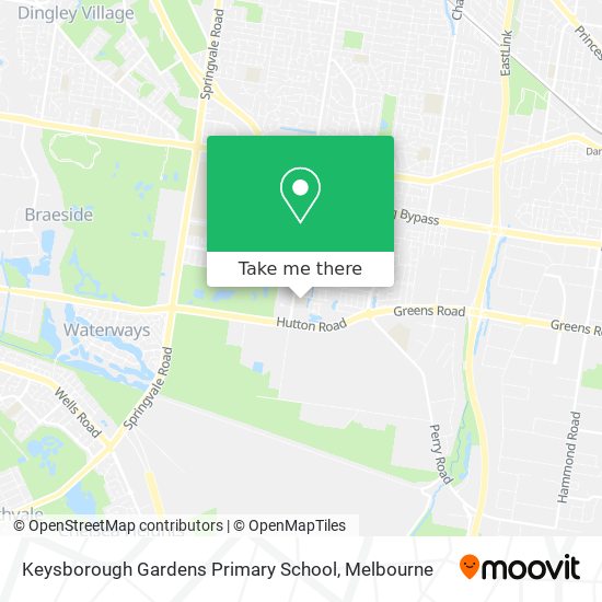 Keysborough Gardens Primary School map