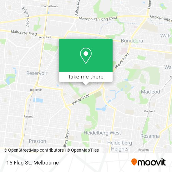 15 Flag St. map