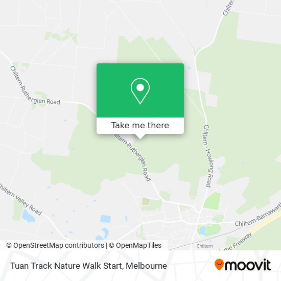 Tuan Track Nature Walk Start map