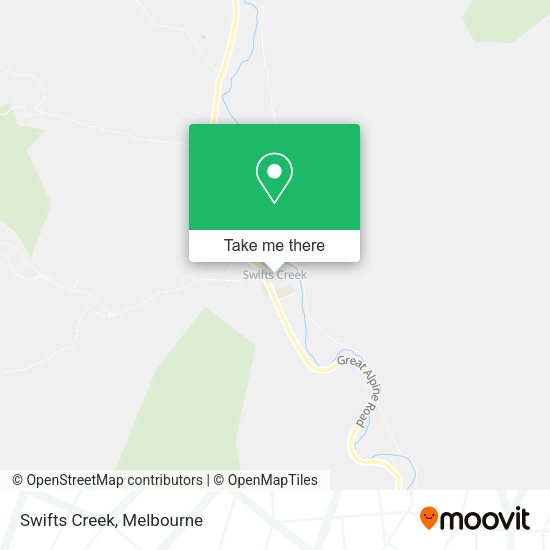 Swifts Creek map