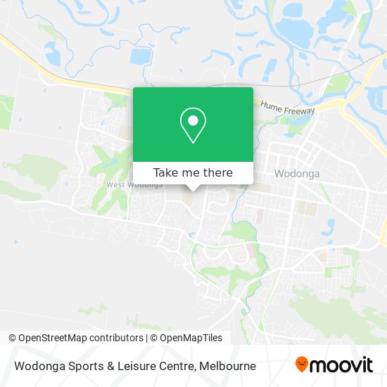 Wodonga Sports & Leisure Centre map