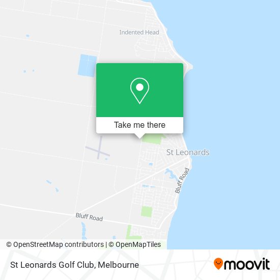 St Leonards Golf Club map