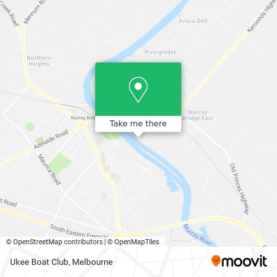 Ukee Boat Club map