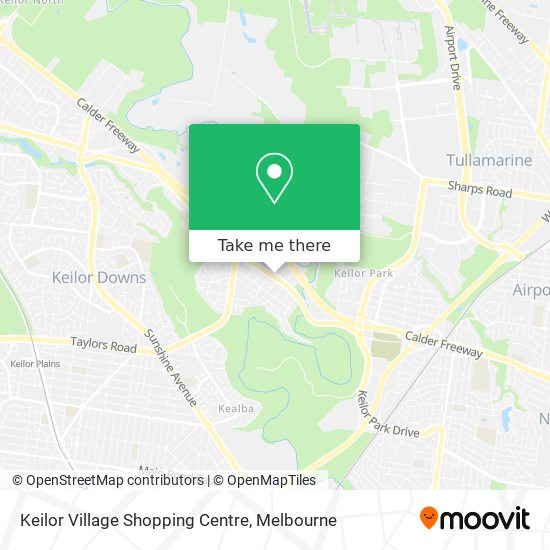 Keilor Village Shopping Centre map