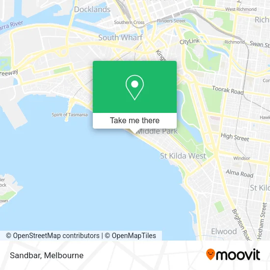 Sandbar map