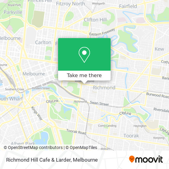 Richmond Hill Cafe & Larder map