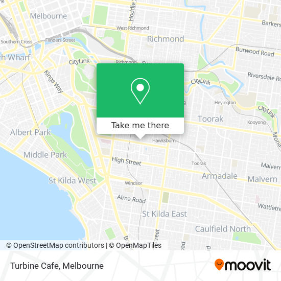 Turbine Cafe map