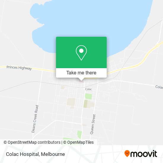 Colac Hospital map