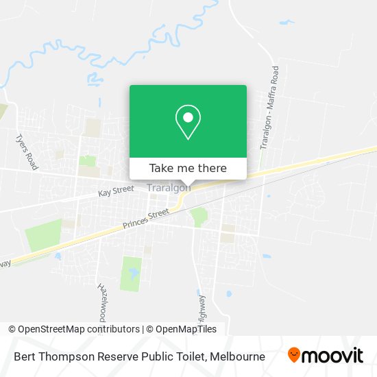 Bert Thompson Reserve Public Toilet map