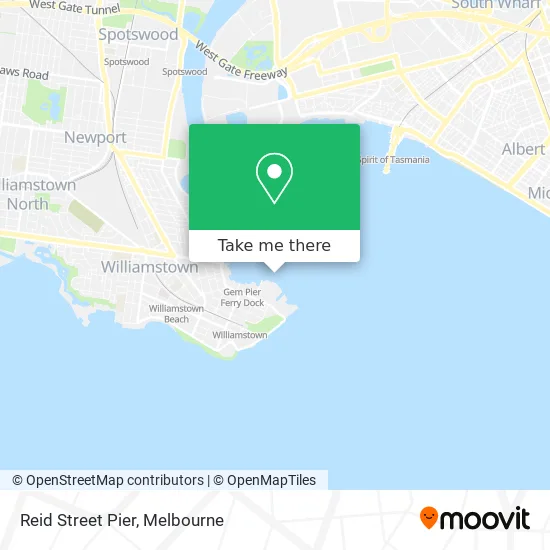 Reid Street Pier map