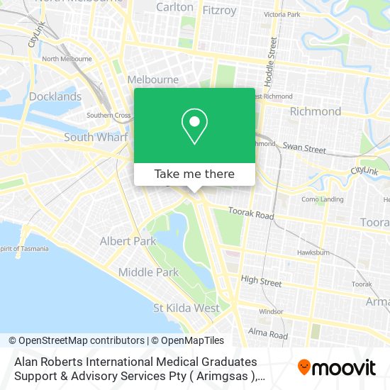 Alan Roberts International Medical Graduates Support & Advisory Services Pty ( Arimgsas ) map