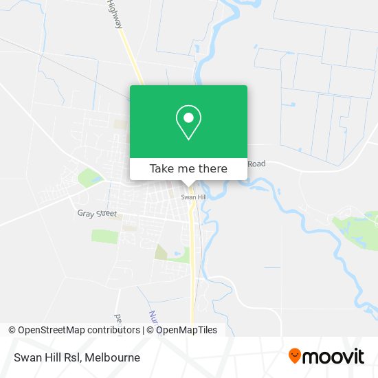 Swan Hill Rsl map