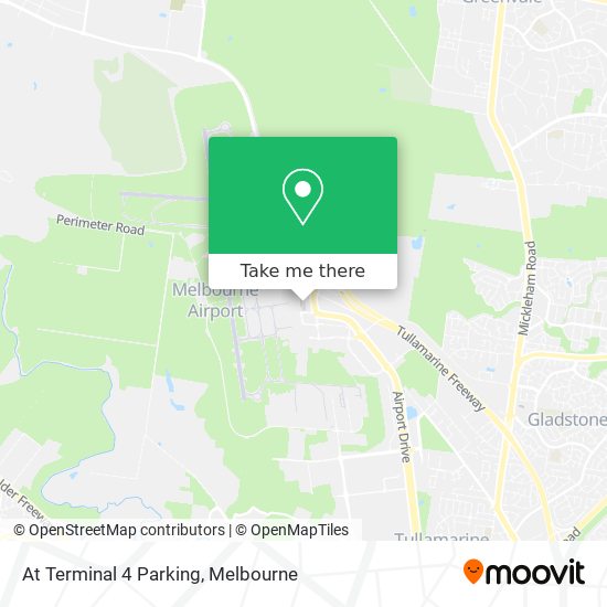 At Terminal 4 Parking map
