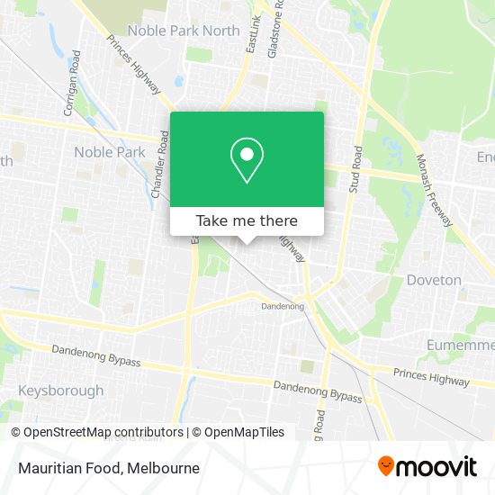 Mauritian Food map