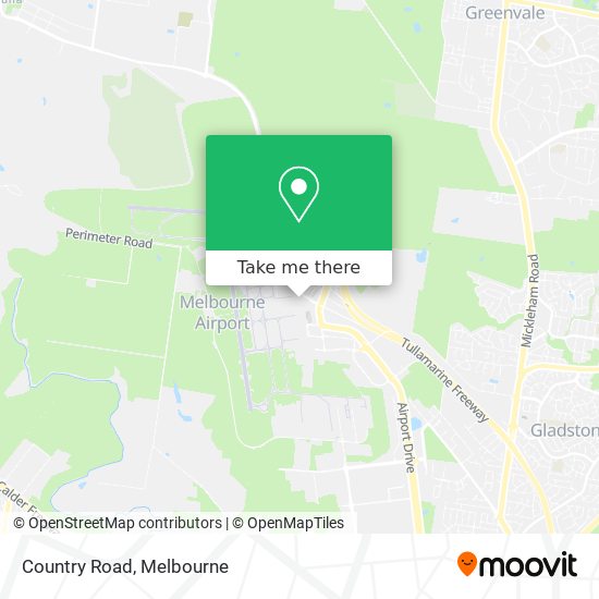 Country Road map