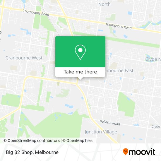 Big $2 Shop map