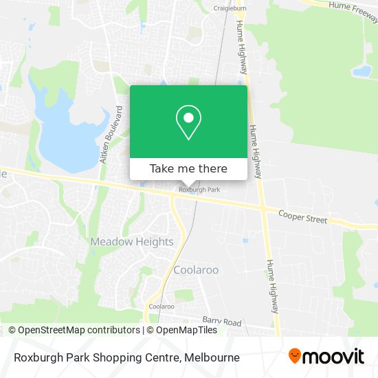 Roxburgh  Park Shopping Centre map