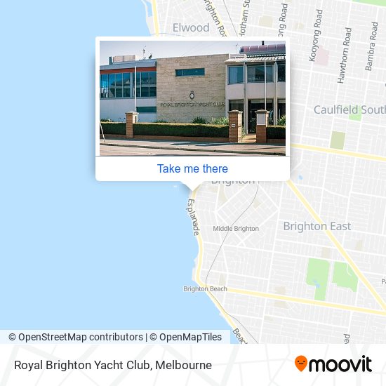 Royal Brighton Yacht Club map