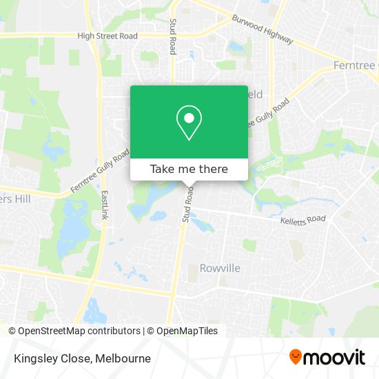 Kingsley Close map