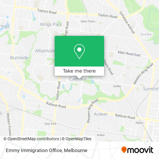 Emmy Immigration Office map