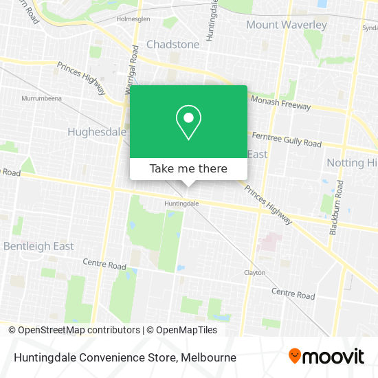 Huntingdale Convenience Store map