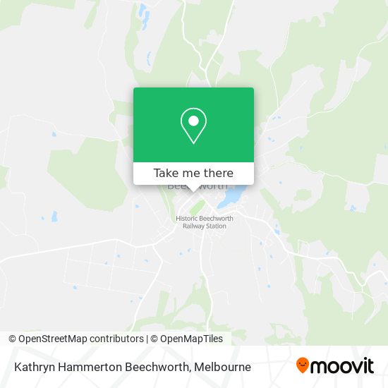 Kathryn Hammerton Beechworth map