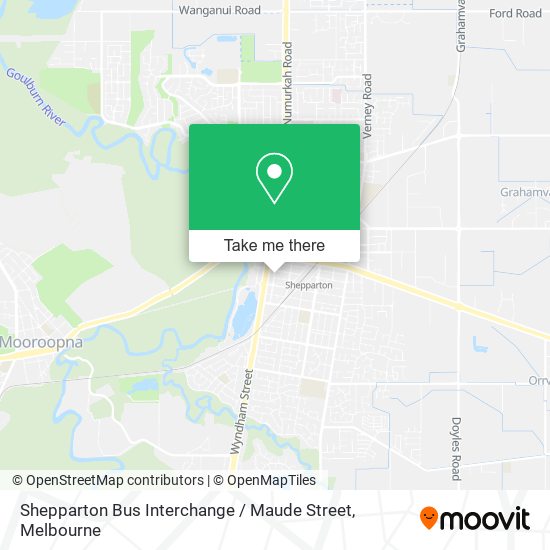 Shepparton Bus Interchange / Maude Street map