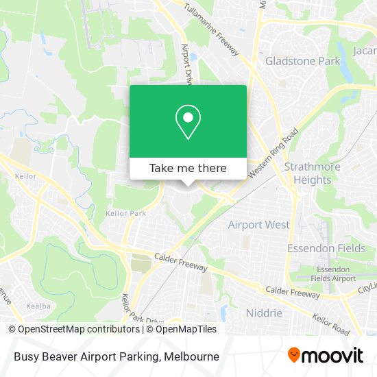 Busy Beaver Airport Parking map
