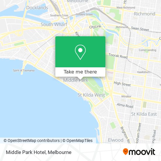 Middle Park Hotel map