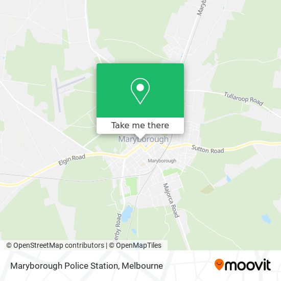 Maryborough Police Station map