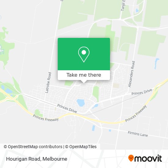 Hourigan Road map
