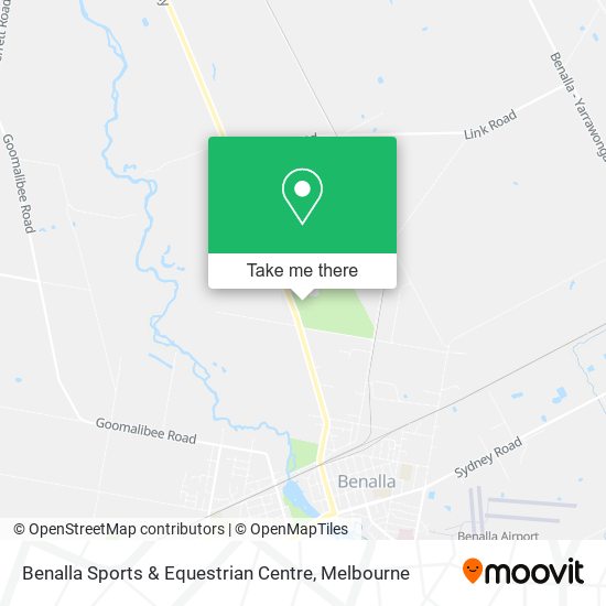Benalla Sports & Equestrian Centre map