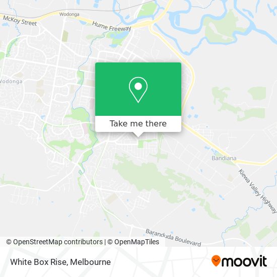 White Box Rise map