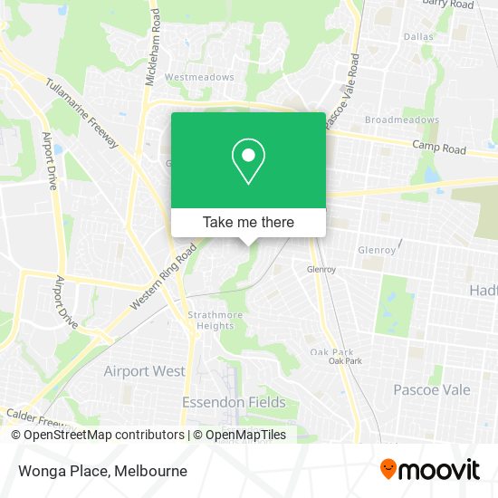 Wonga Place map