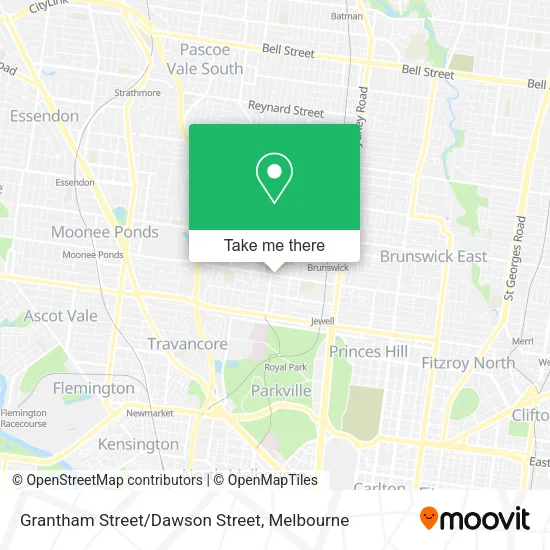 Grantham Street/Dawson Street map