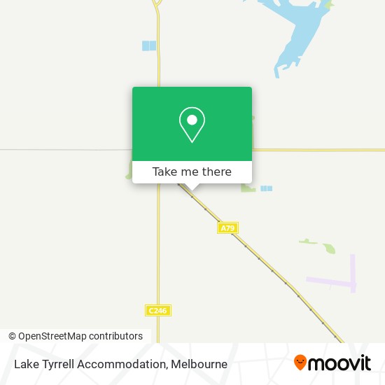 Lake Tyrrell Accommodation map