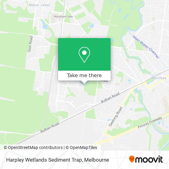 Harpley Wetlands Sediment Trap map