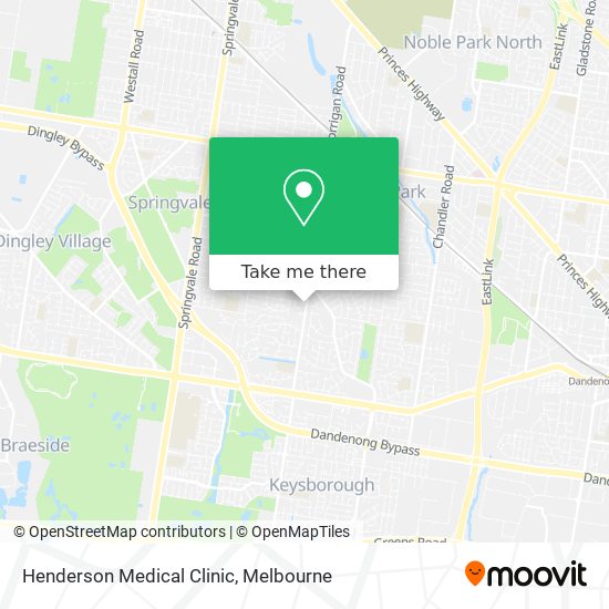 Henderson Medical Clinic map