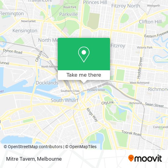 Mitre Tavern map