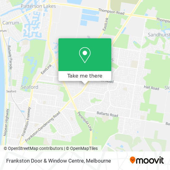 Mapa Frankston Door & Window Centre